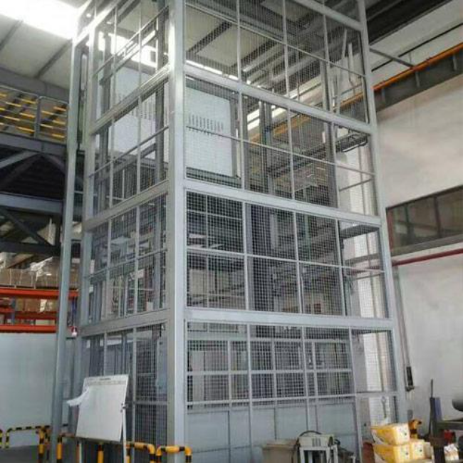 莱城导轨式升降平台货梯